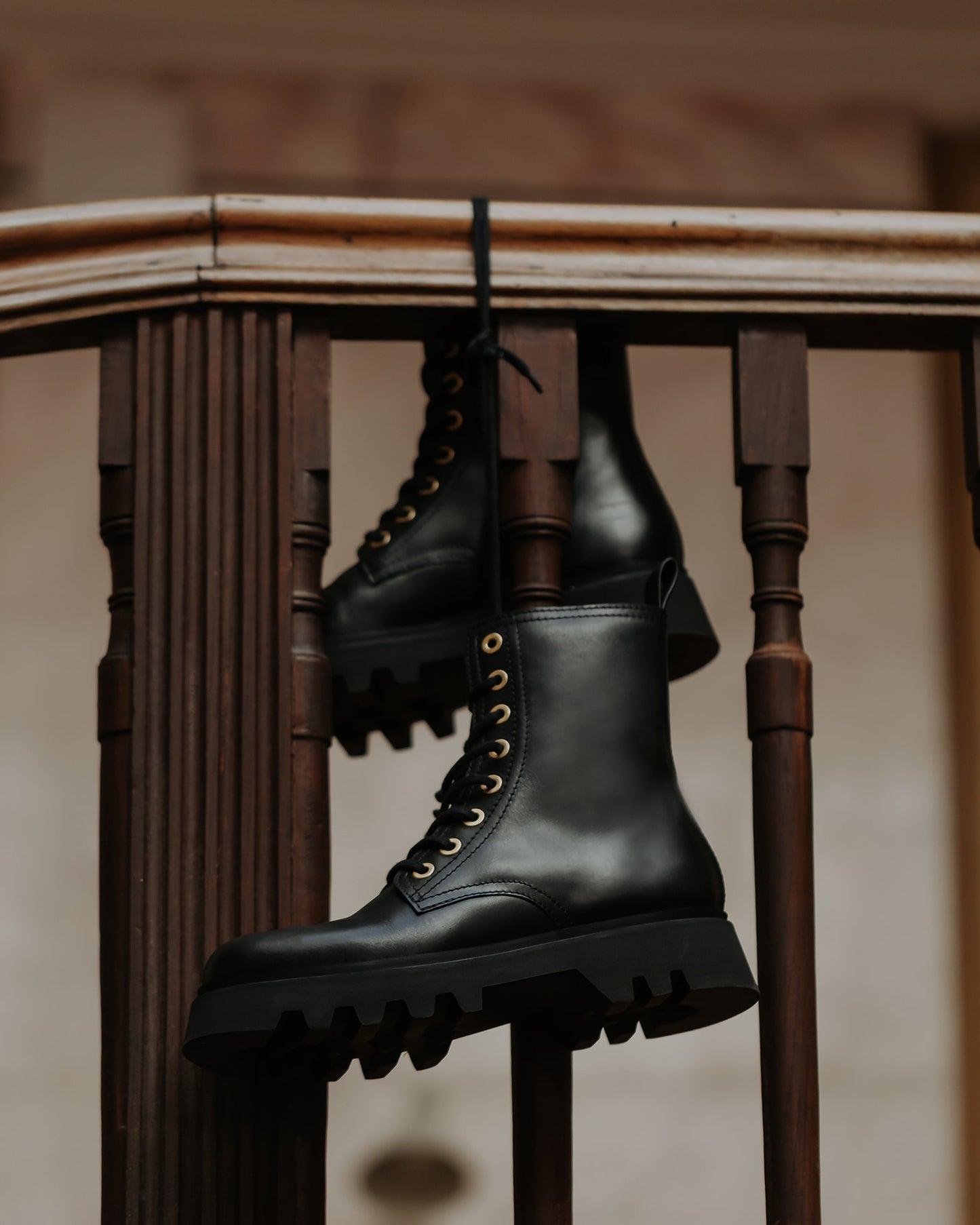 Dark Rose Combat boots