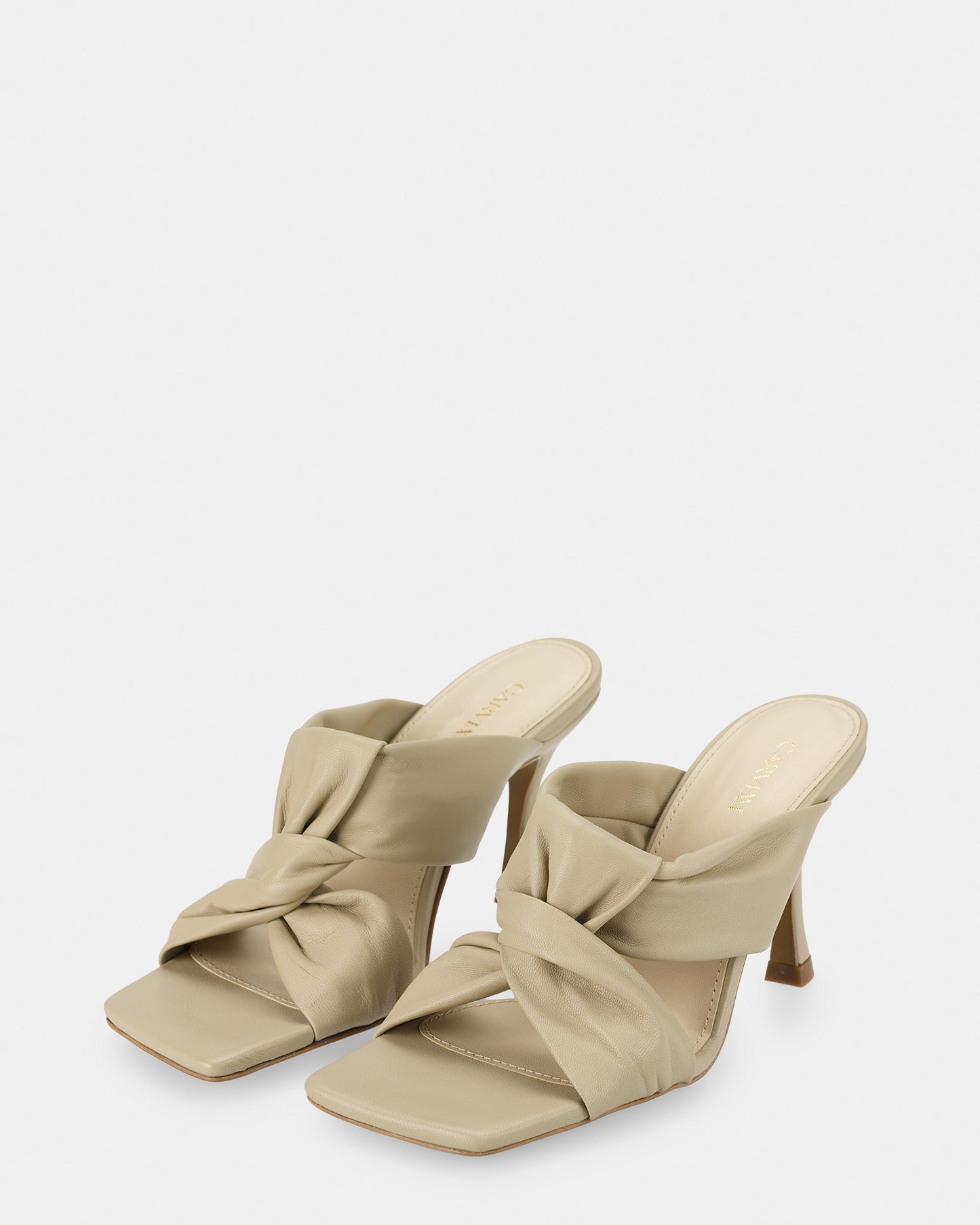 Leather Mules- Neutral